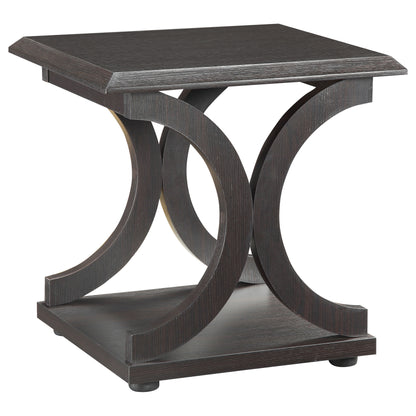 Shelly Coffee and End Table Set Cappuccino