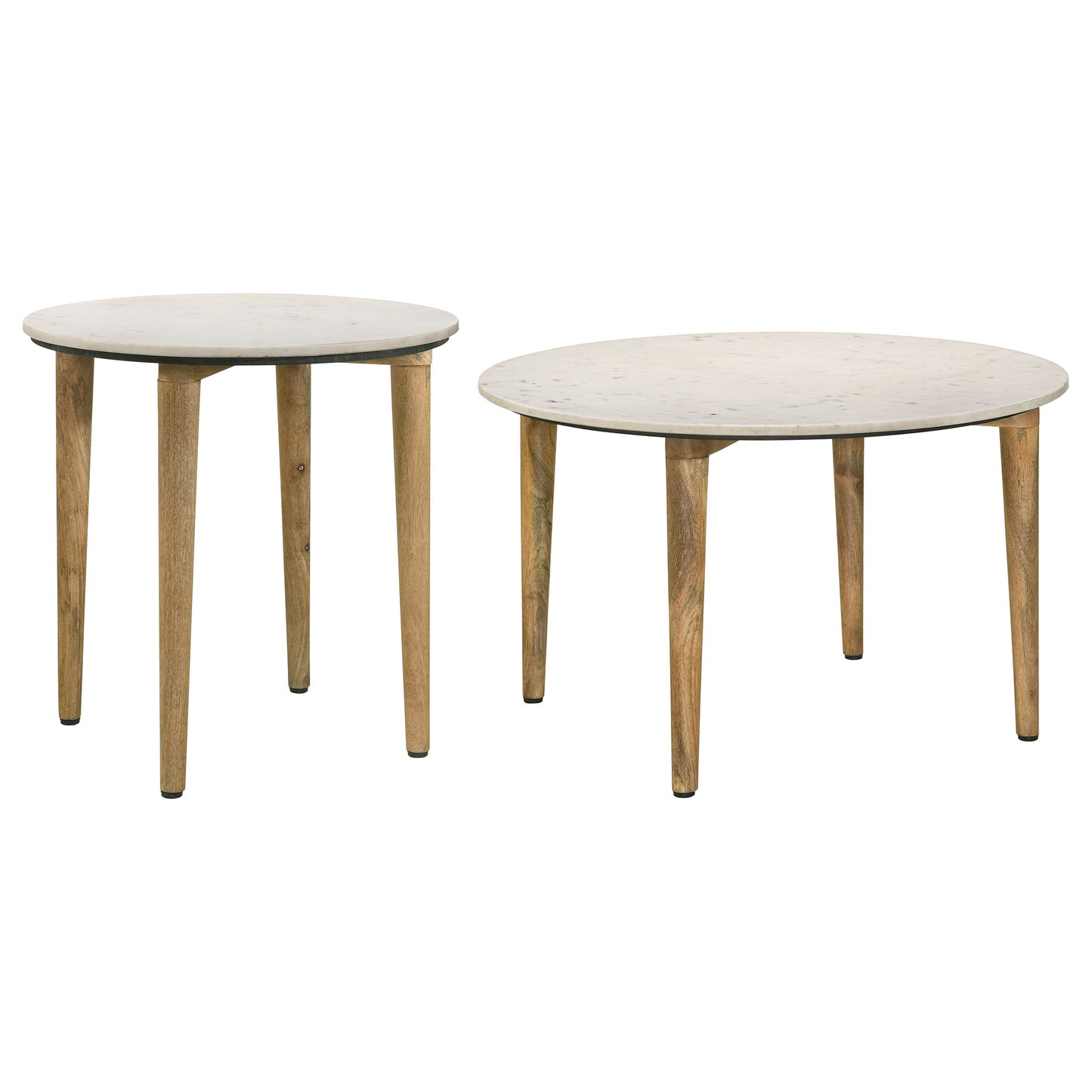 Aldis Coffee and End Table Set White