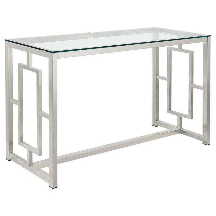 Merced Rectangle Glass Top Table