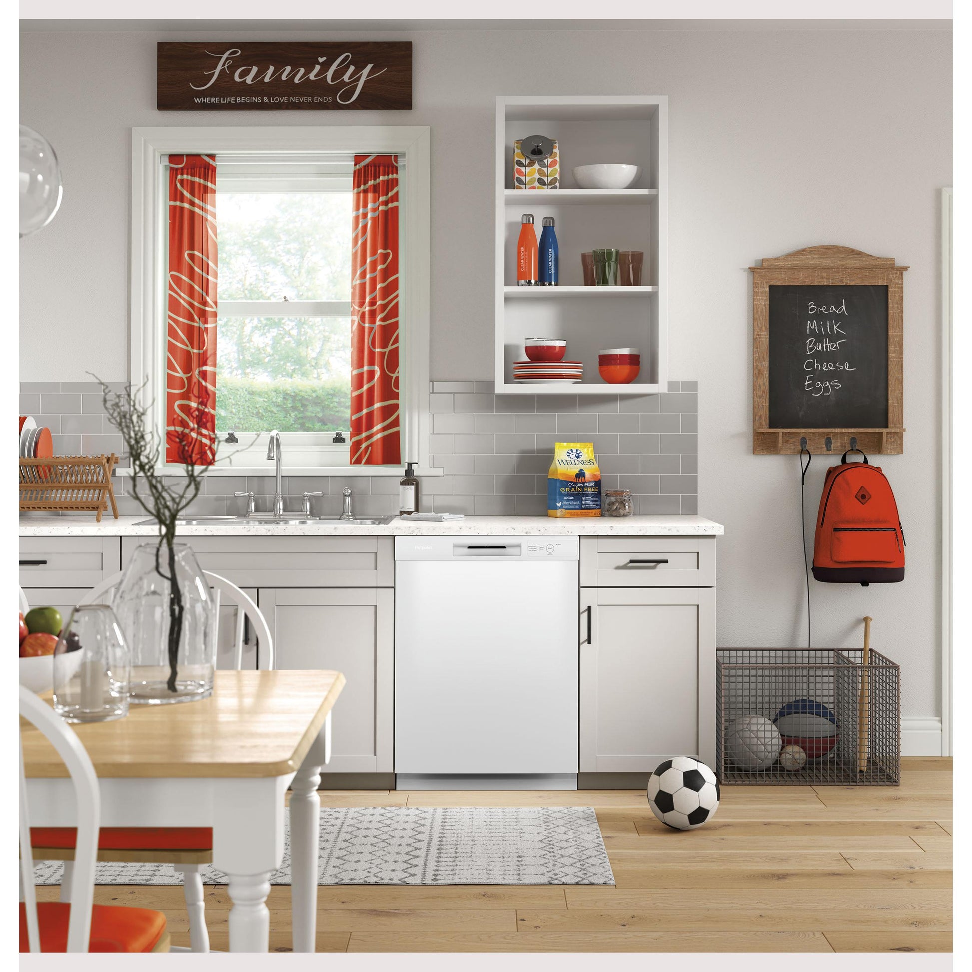  Hotpoint 24-inch Built-in Dishwasher with Water Filtration System HDF330PGRWW IMAGE 13