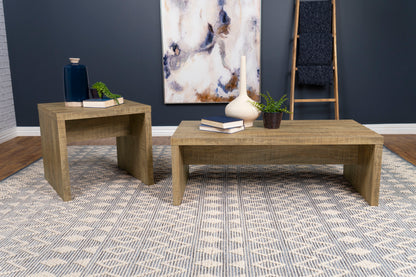 Lynette Rectangular Coffee and End Table Set Mango