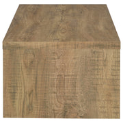 Mesa de centro rectangular Lynette de madera de ingeniería de mango