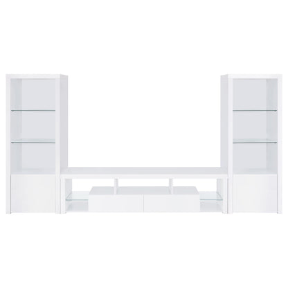 Jude 71-inch TV Entertainment Center White High Gloss