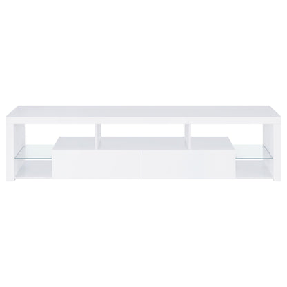 Jude 71-inch TV Entertainment Center White High Gloss