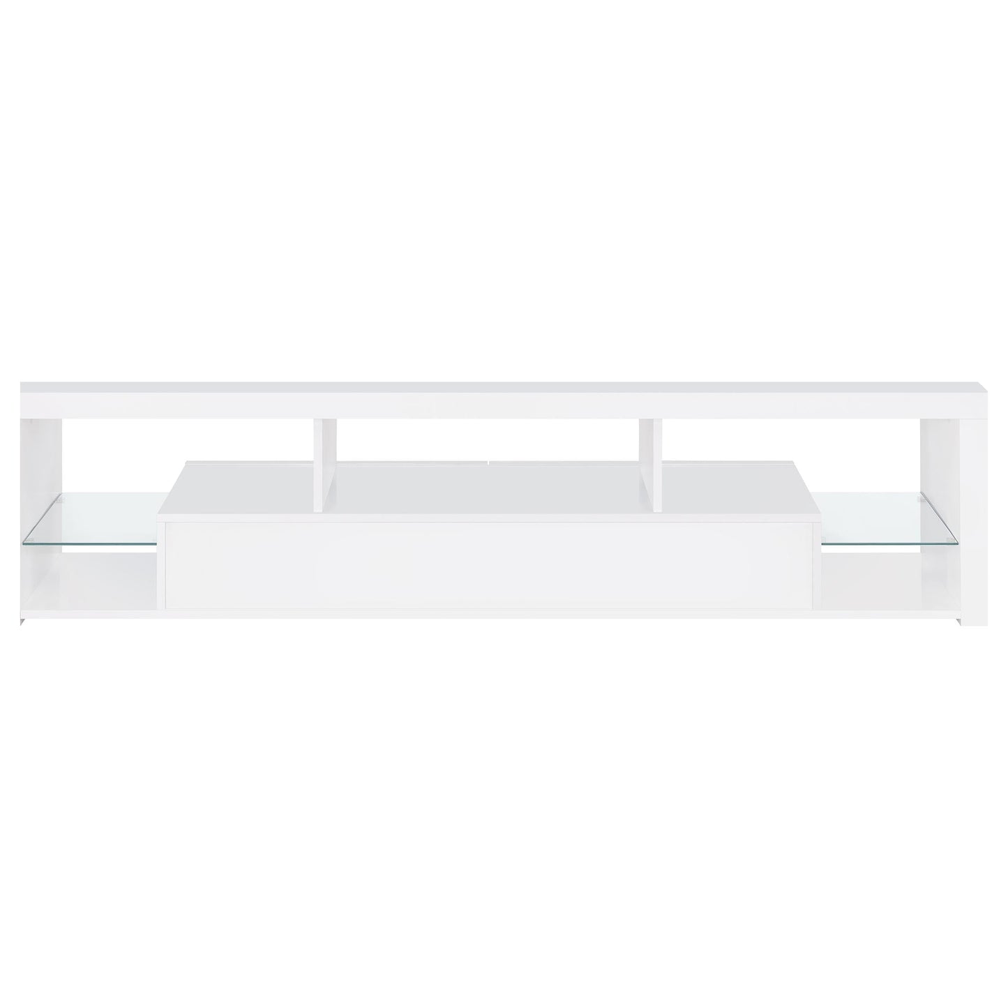 Jude 71-inch TV Entertainment Center White High Gloss