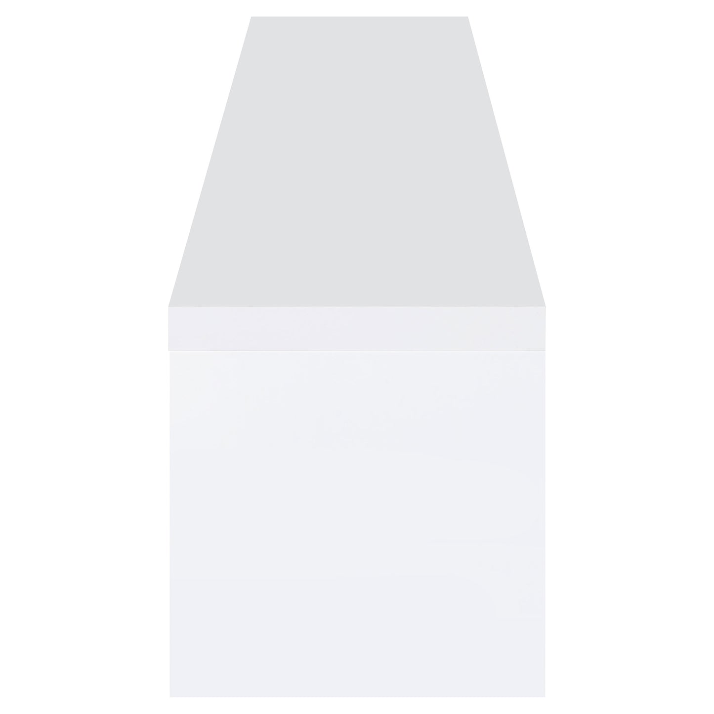 Jude 2-drawer Engineered Wood 71-inch TV Stand High Gloss White