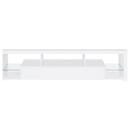 Jude 2-drawer Engineered Wood 71-inch TV Stand High Gloss White