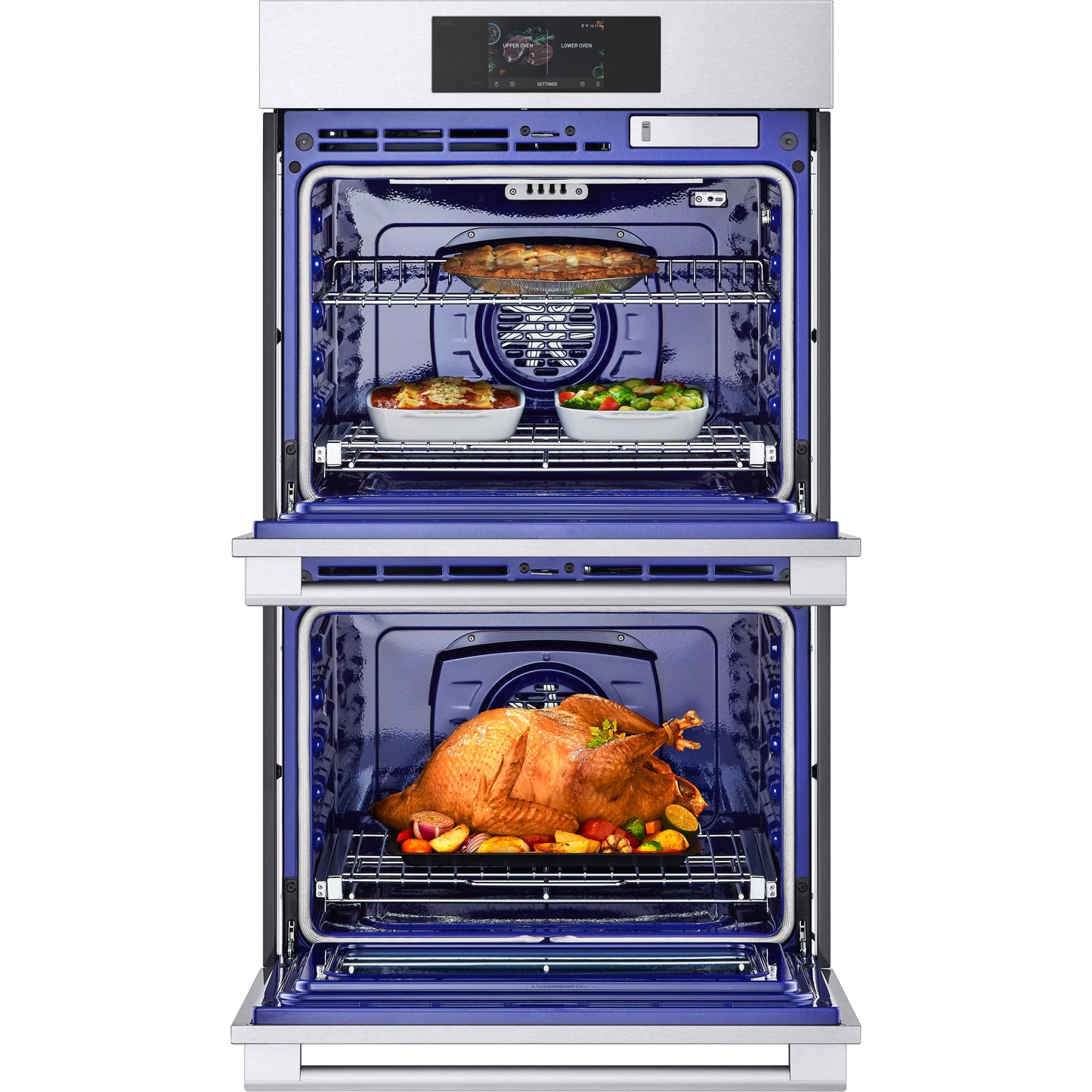  LG STUDIO 30-inch, 9.4 cu.ft. Built-in Double Wall Oven with Convection Technology WDES9428F IMAGE 2