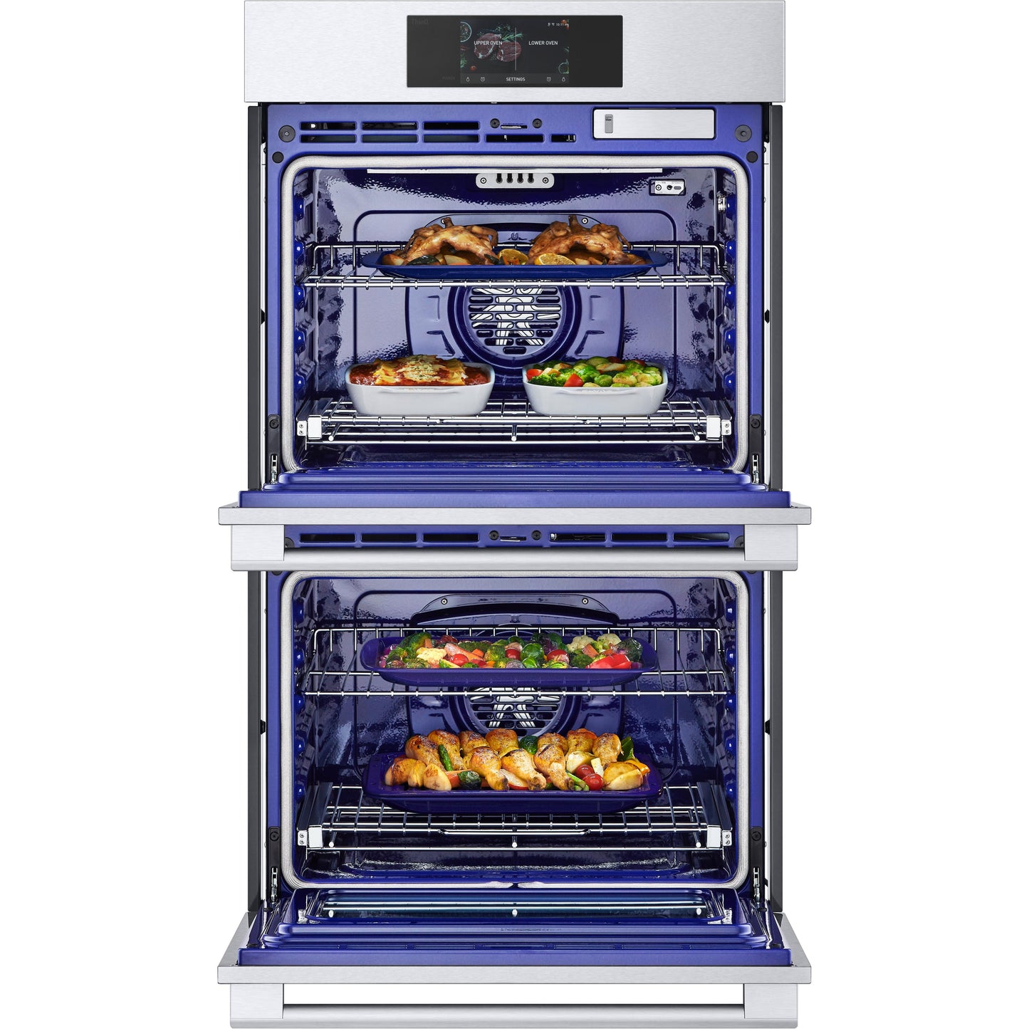  LG STUDIO 30-inch, 9.4 cu.ft. Built-in Double Wall Oven with Convection Technology WDES9428F IMAGE 3