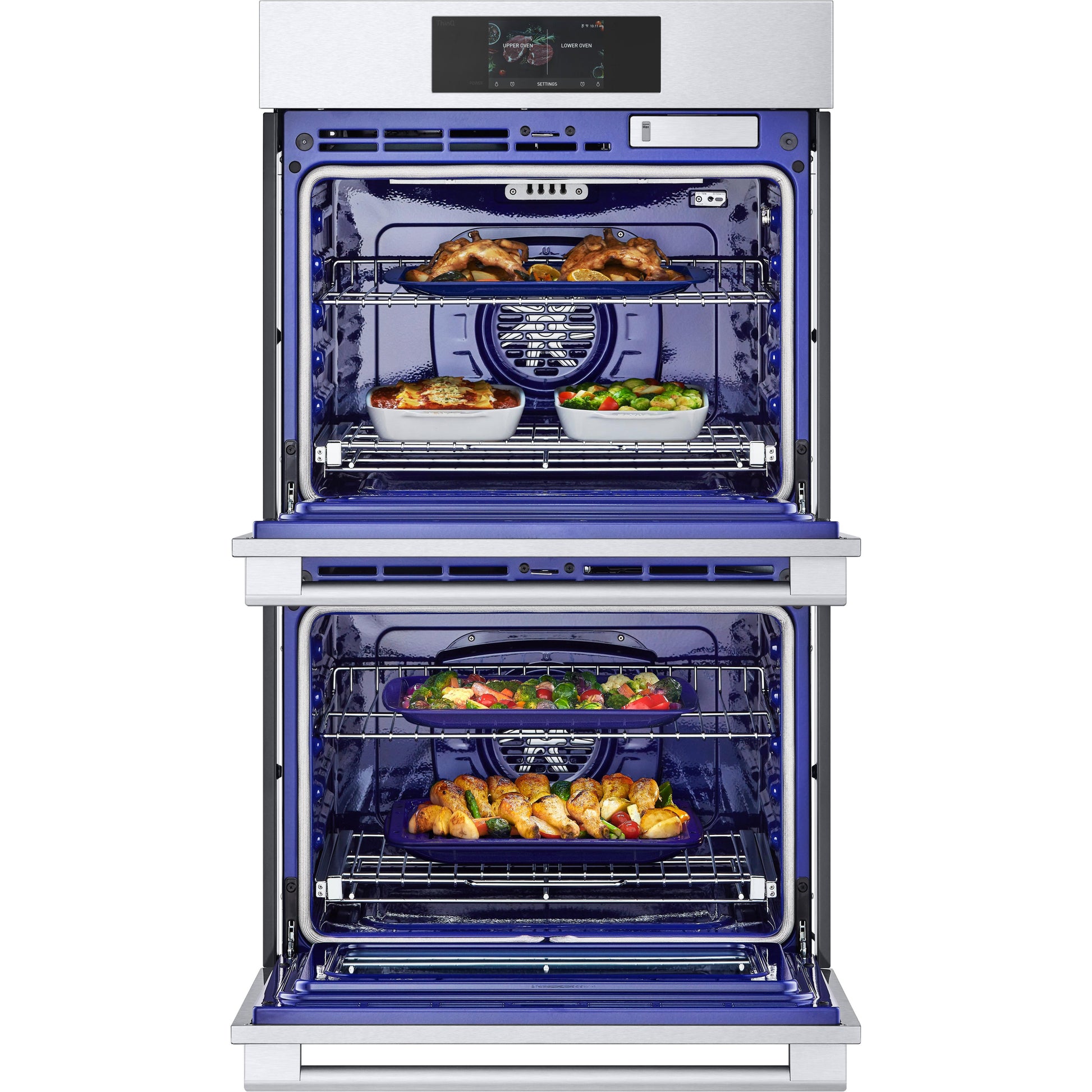  LG STUDIO 30-inch, 9.4 cu.ft. Built-in Double Wall Oven with Convection Technology WDES9428F IMAGE 3