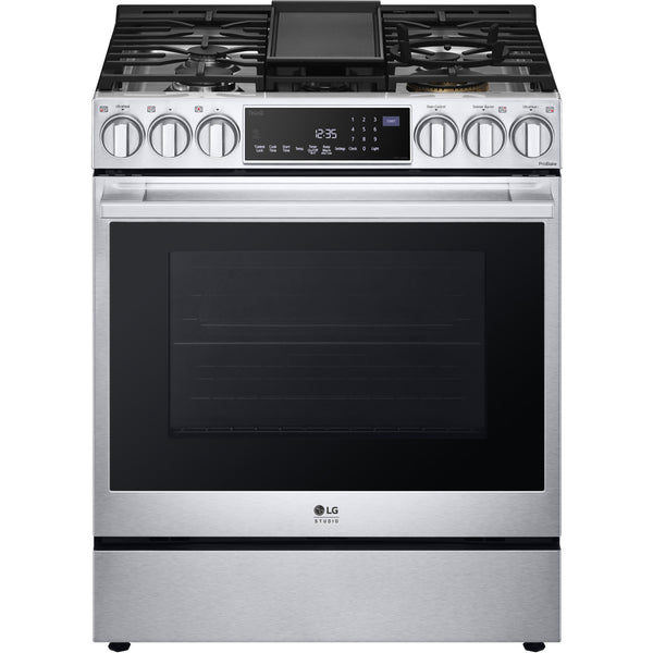 LG STUDIO Studio 30-inch Slide-in Gas Range with Convection Technology LSGS6338F