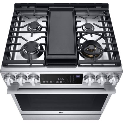  LG STUDIO Studio 30-inch Slide-in Gas Range with Convection Technology LSGS6338F IMAGE 2