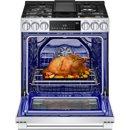  LG STUDIO Studio 30-inch Slide-in Gas Range with Convection Technology LSGS6338F IMAGE 3