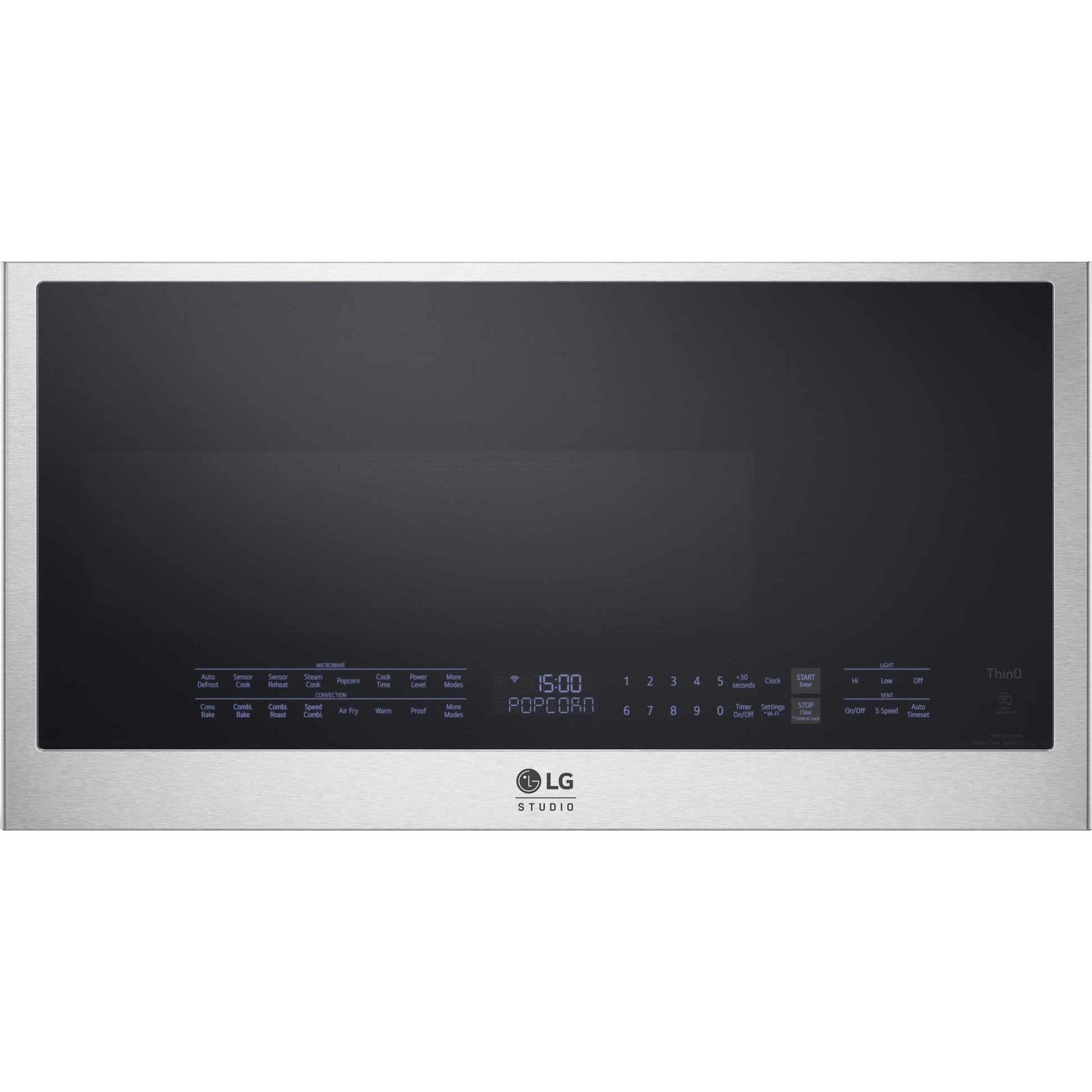  LG STUDIO 30-inch, 1.7 cu. ft. Over-the-Range Microwave Oven with Smart Diagnosis™ MHES1738F IMAGE 1