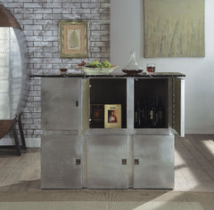 Brancaster Rectangular Bar Table with Marble Top
