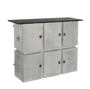 Brancaster Rectangular Bar Table with Marble Top