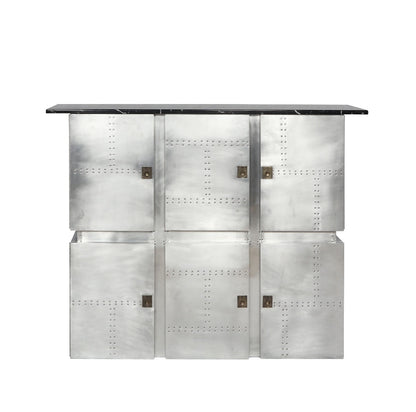 Brancaster Rectangular Bar Table with Marble Top