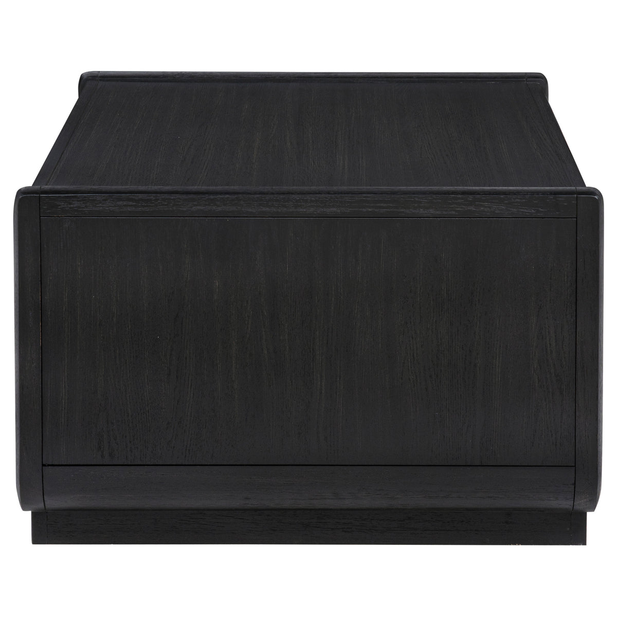 Leandro 2-drawer Wood Cocktail Coffee Table Burnished Black