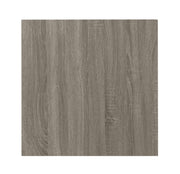 Mesa auxiliar cuadrada Birdie de madera de ingeniería, color gris Sonoma