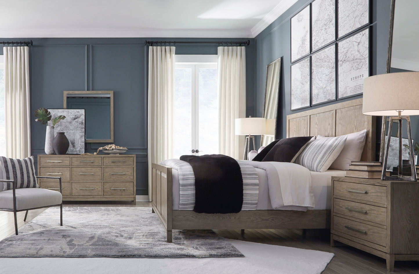 Chrestner Bedroom Dresser & Mirror