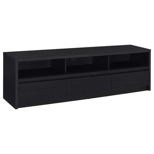 Rutland 59-inch 3-drawer TV Stand Media Console Black