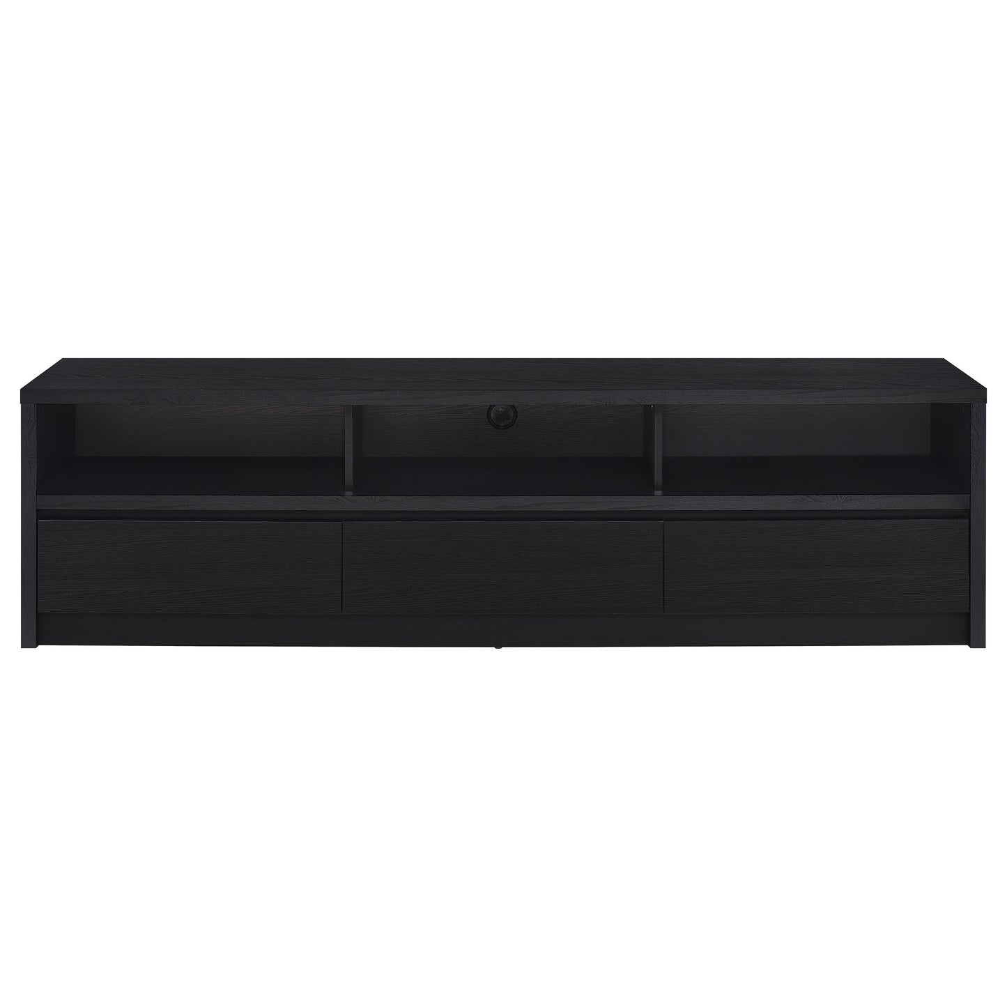 Rutland 59-inch 3-drawer TV Stand Media Console Black
