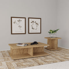 Juego de mesa de centro y auxiliar Cortona Mango