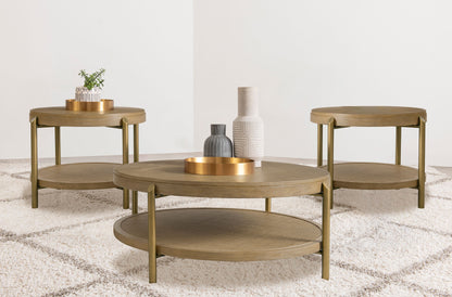 Arini Round Coffee and End Table Set