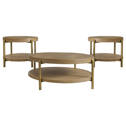 Arini Round Coffee and End Table Set