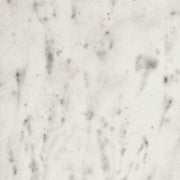 Haven Round Genuine White Marble Top End Side Table Black