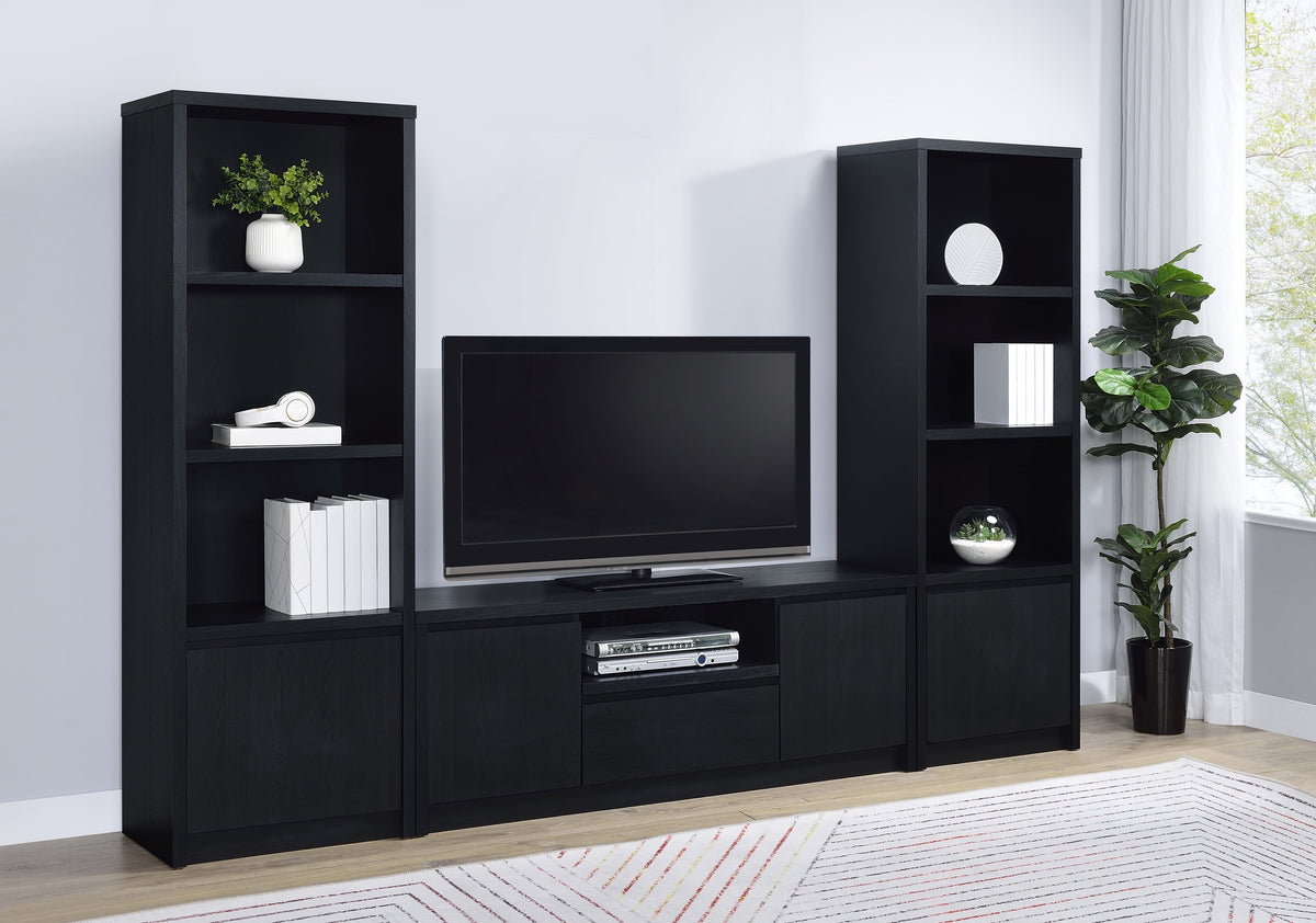 Soporte para TV Winfield Entertainment Center de 60 pulgadas, color negro