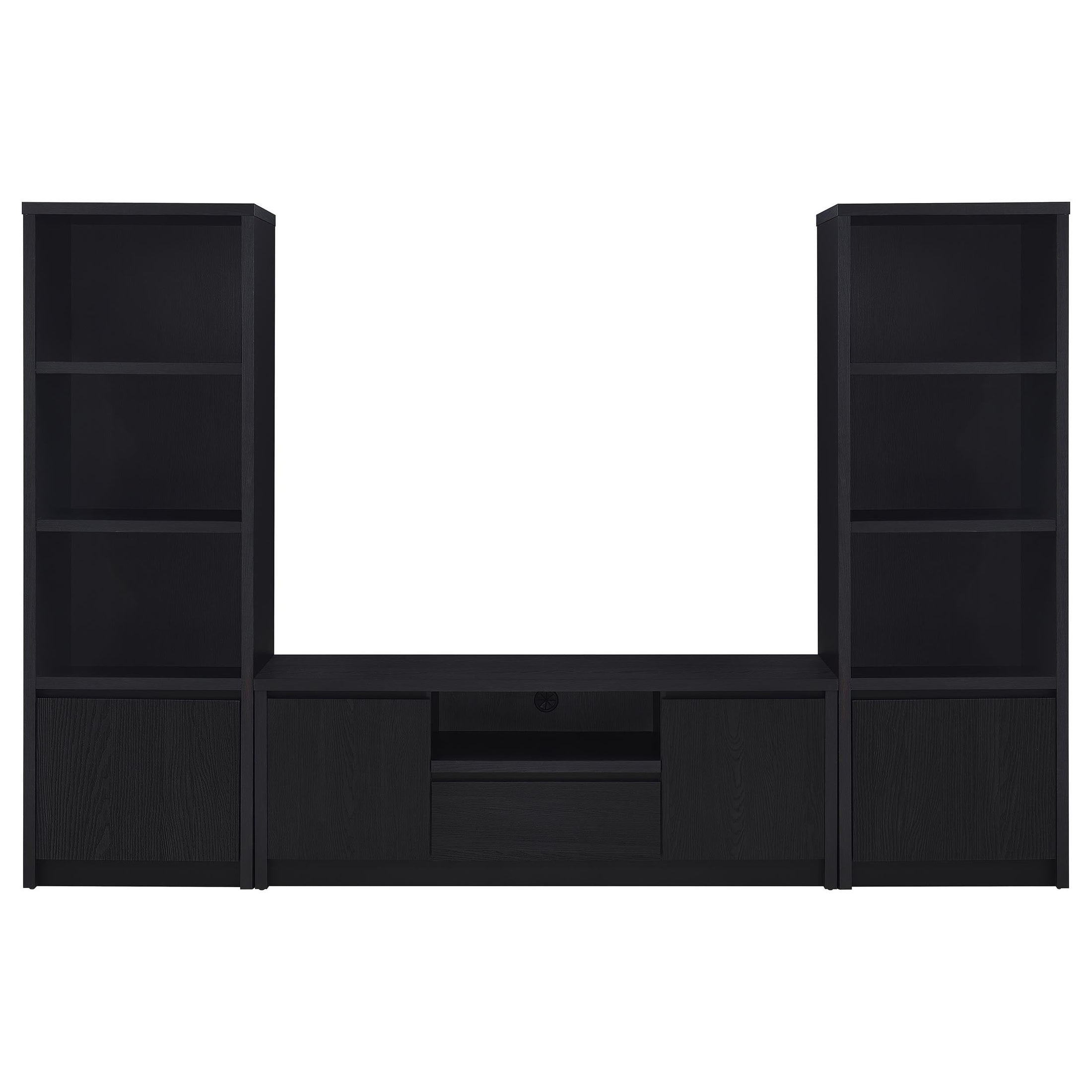 Winfield Entertainment Center 60-inch TV Stand Black