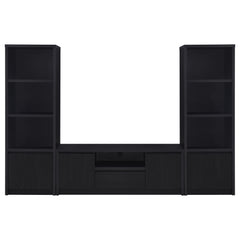 Winfield Entertainment Center 60-inch TV Stand Black