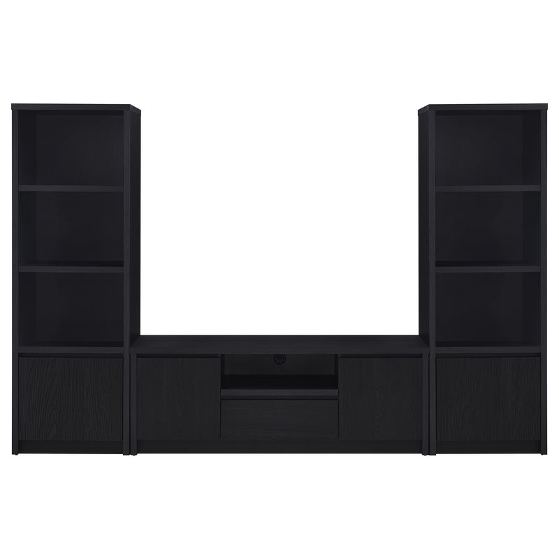 Winfield Entertainment Center 60-inch TV Stand Black