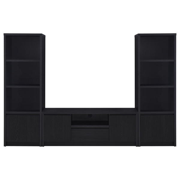 Winfield Entertainment Center 60-inch TV Stand Black