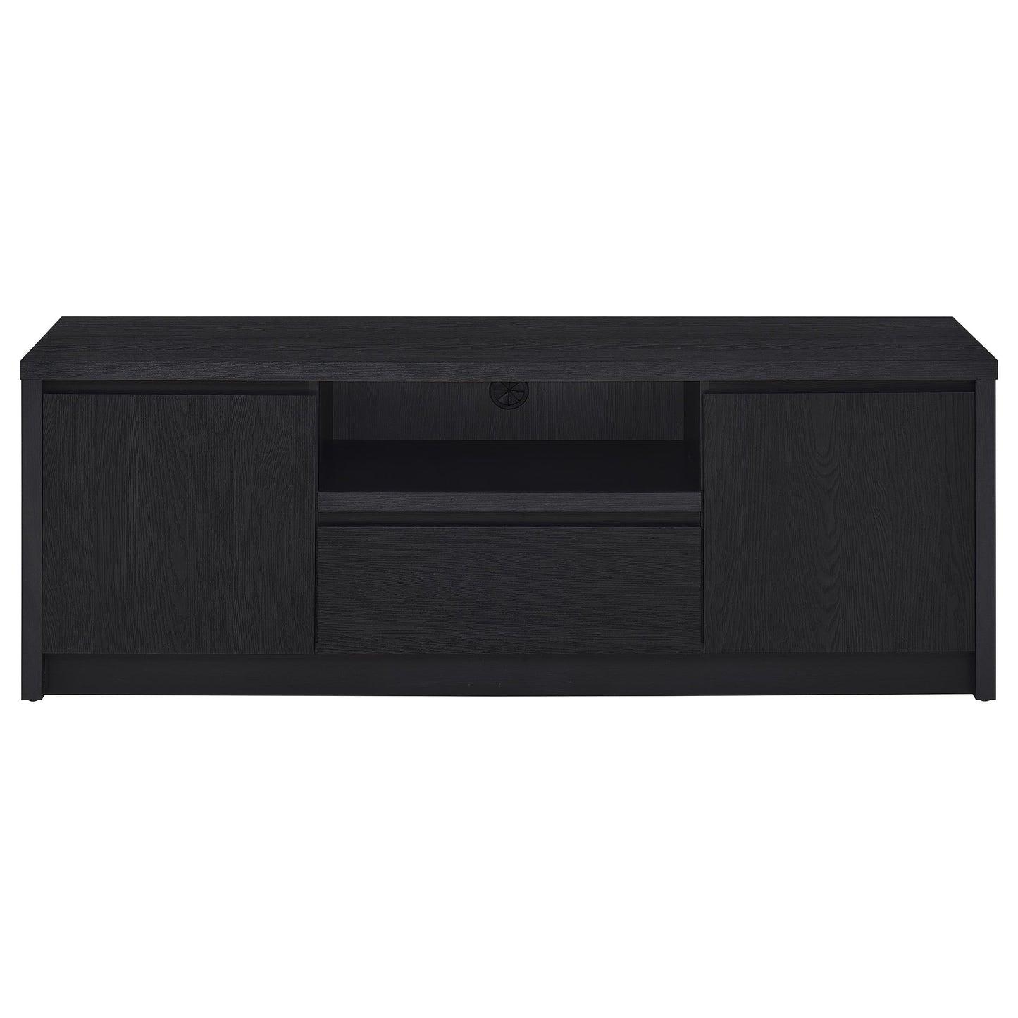Winfield Entertainment Center 60-inch TV Stand Black