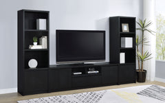 Soporte para TV Winfield Entertainment Center de 78 pulgadas, color negro