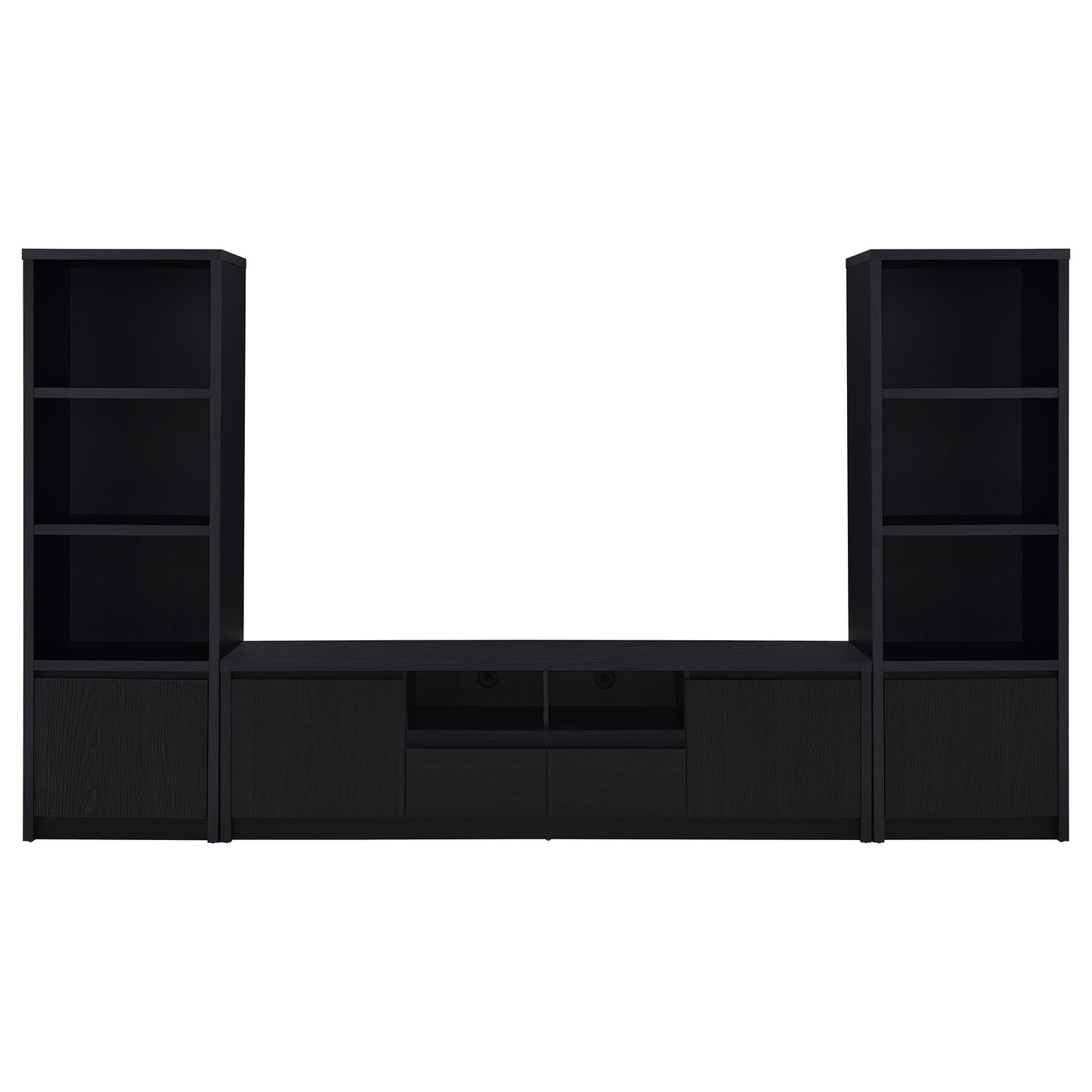 Soporte para TV Winfield Entertainment Center de 78 pulgadas, color negro