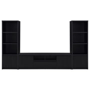Soporte para TV Winfield Entertainment Center de 78 pulgadas, color negro