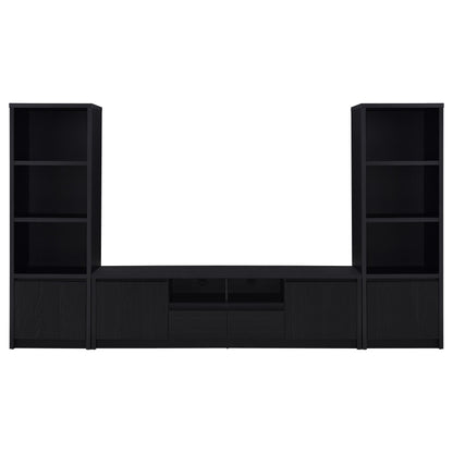Winfield Entertainment Center 78-inch TV Stand Black