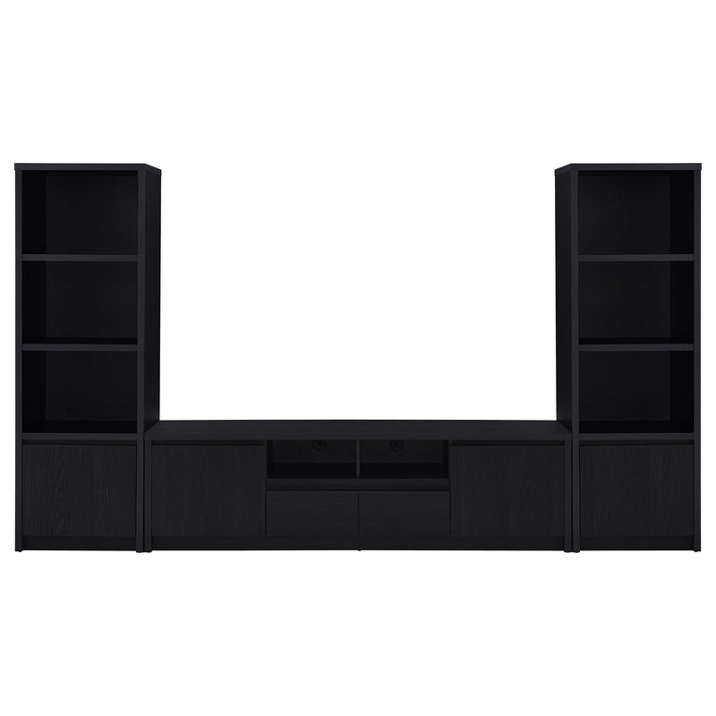 Soporte para TV Winfield Entertainment Center de 78 pulgadas, color negro