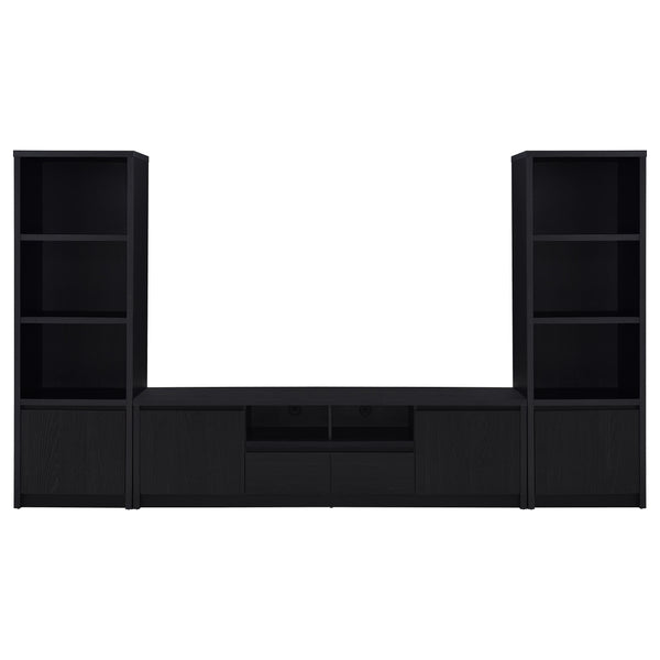 Winfield Entertainment Center 78-inch TV Stand Black