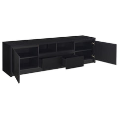 Soporte para TV Winfield Entertainment Center de 78 pulgadas, color negro