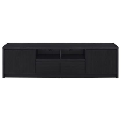 Winfield Entertainment Center 78-inch TV Stand Black