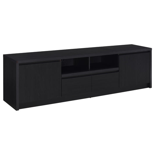 Winfield 2-door TV Stand Media Console Black