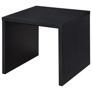 Juego de mesa de centro elevable Knapp, color negro