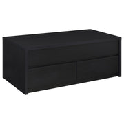 Juego de mesa de centro elevable Knapp, color negro
