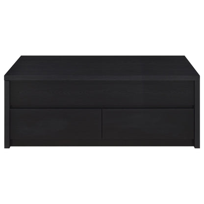 Juego de mesa de centro elevable Knapp, color negro