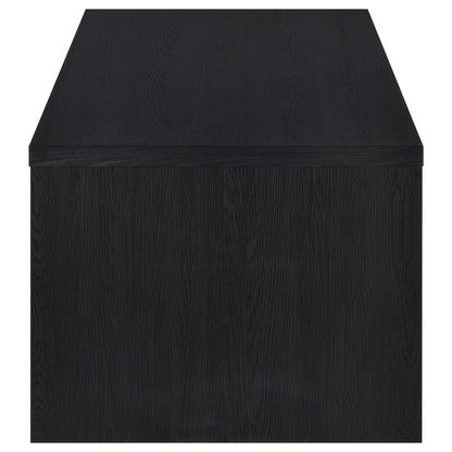 Knapp Lift Top Cocktail Coffee Table with Dual Drawers Black