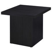 Juego de mesa de centro y auxiliar rectangular Max en color negro